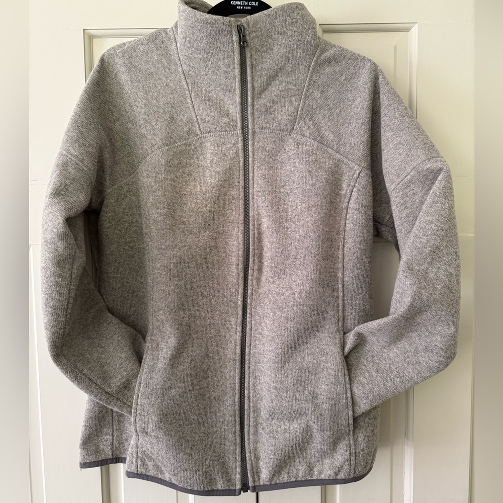 L.L. Bean Gray Full-Zip Jacket
